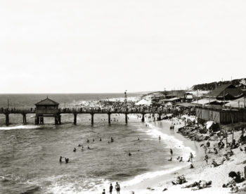 Cottesloe Jetty, buildings and people c1910