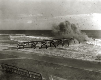 Cottesloe Blowing Up Jetty 1953