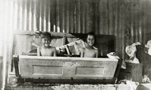 Bath Time Norman & Sandie 1922