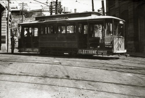 Fremantle Tramways High Street c1908