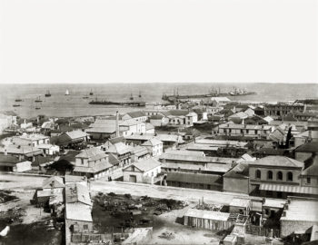 Fremantle looking seaward, 1890