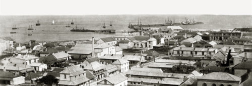 Fremantle looking seaward, 1890