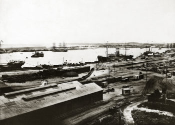 Fremantle Harbour From Lighthouse 1900