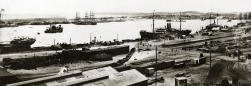 Fremantle Harbour From Lighthouse 1900