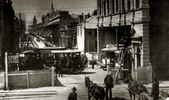 Fremantle High Street Tram Depot High Street From Roundhouse 1905
