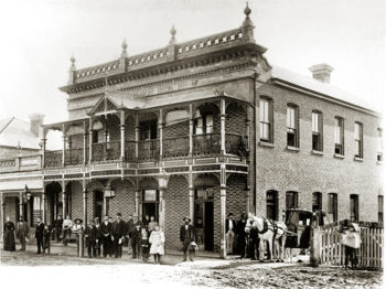 Perth - Star and Garter HOTEL Murray Street Perth c1880