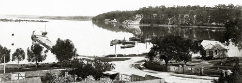 Melvile waters from Mount Eliza 1890