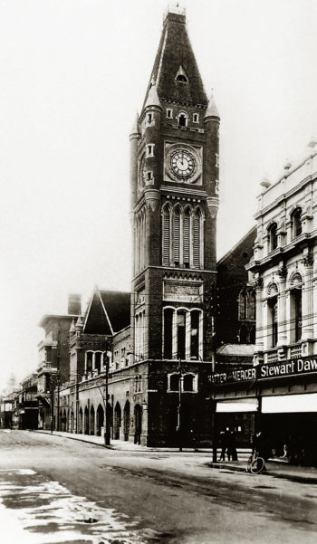 Perth Town Hall Perth c1890