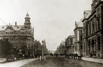 St Georges Terrace 2 From GPO c1890