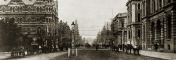 St Georges Terrace 2 From GPO c1890