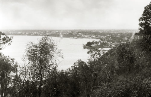 Swan River from Kings Park Perth 1926
