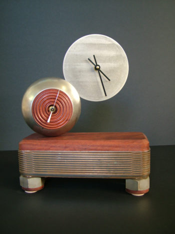 Ball & Disk Clock by Mark Parkinson